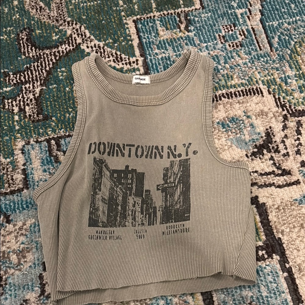 Downtown NYC Graphic Tank Top